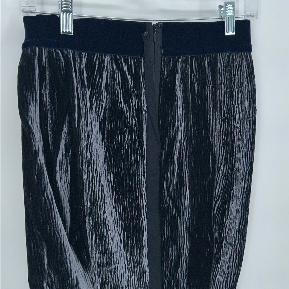 Byron Lars Women’s Beauty Mark crushed velvet pencil skirt Size 4 - Picture 7 of 11